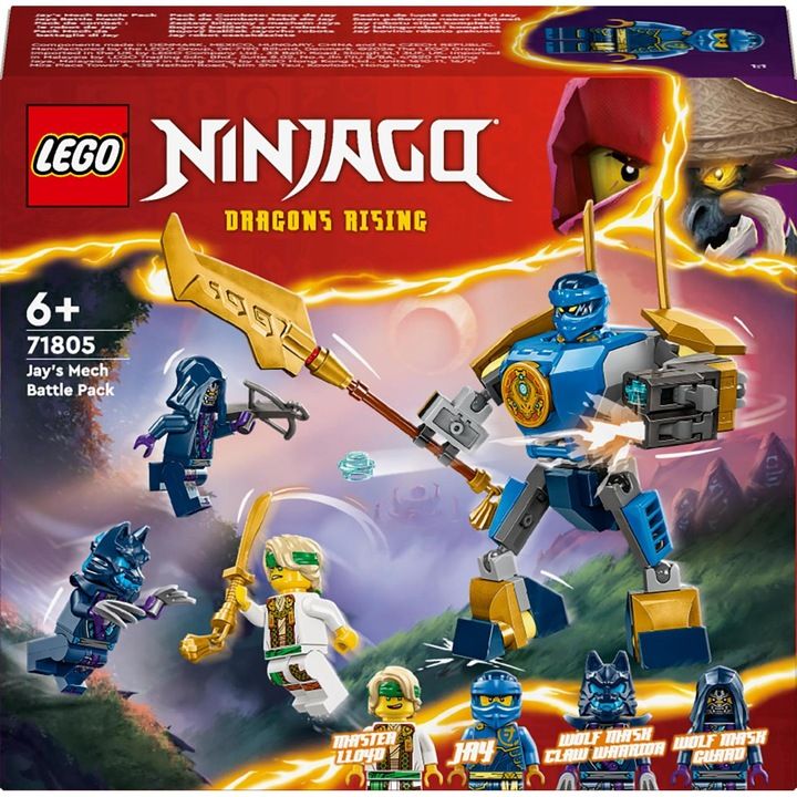 Lego Ninjago Zestaw Bitewny Ruchomy Mech Jaya Robot 71805 Lloyd 4 Figu