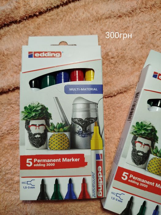 Маркери edding.кольорові