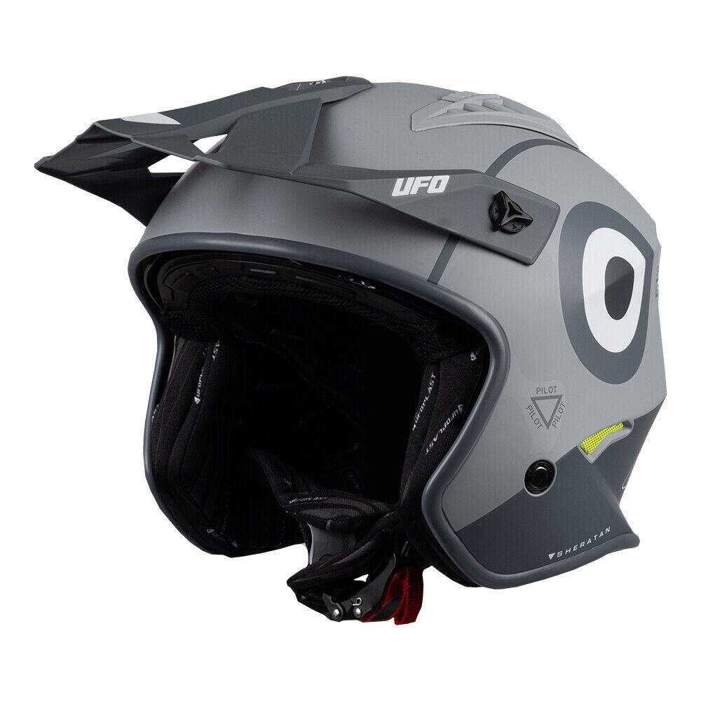 UFO Kask SHERATAN JET / TRIAL  Szary rozmiar XL