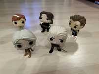 Funko Pop Yennefer, Geralt, Bucky, Anna, Steve Trecor