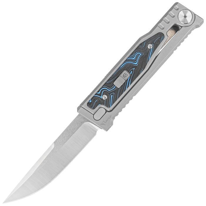 Nóż grawitacyjny Reate EXO-M OTF Gravity Drop Point Bead Blasted Titan