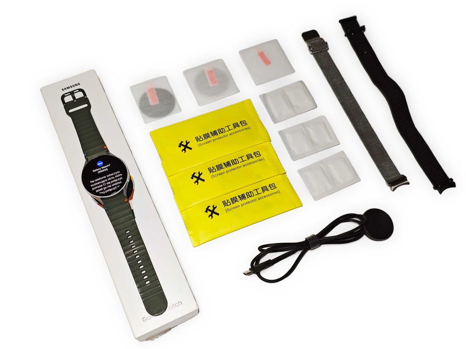 Samsung Galaxy Watch 7 LTE 44 mm, Smartwatch NFC, komplet + akcesoria