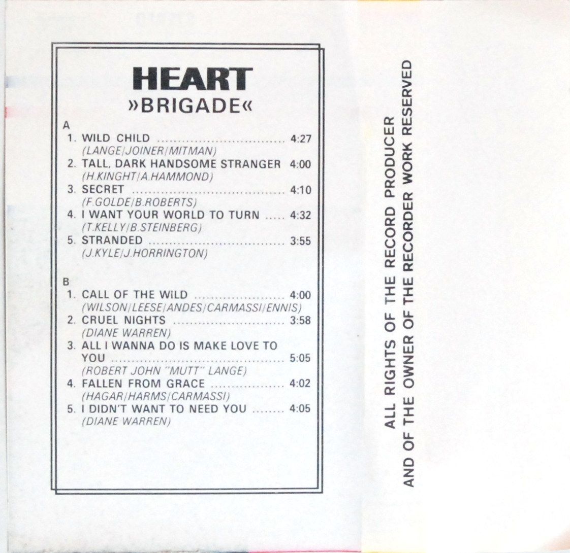 Heart - Brigade (kaseta) s.BDB