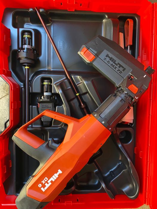 Hilti DX 6-KIT 3-1 пневмо для забивания дюбелів