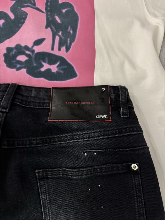 ‼️Темно синие джинсы Zara, чуть зауженные