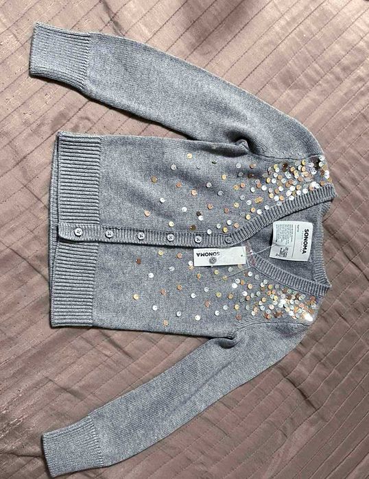 НОВАЯ  кофта свитер реглан  на девочку