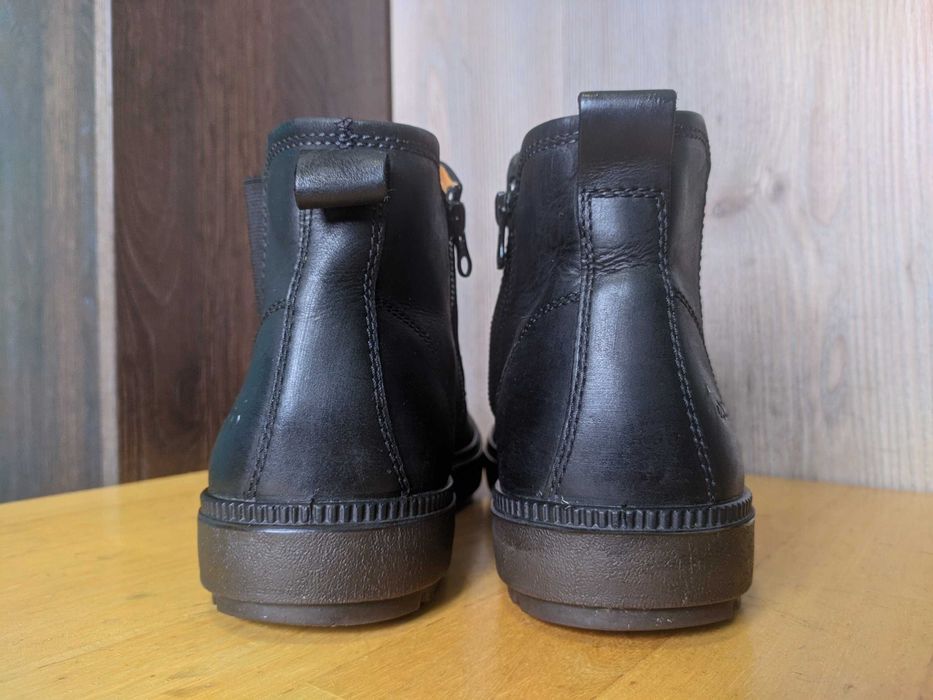 Ecco - кожаные ботинки челси