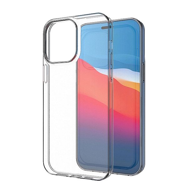 Żelowy pokrowiec etui Ultra Clear 0.5mm iPhone 14 Pro Max przezroczyst