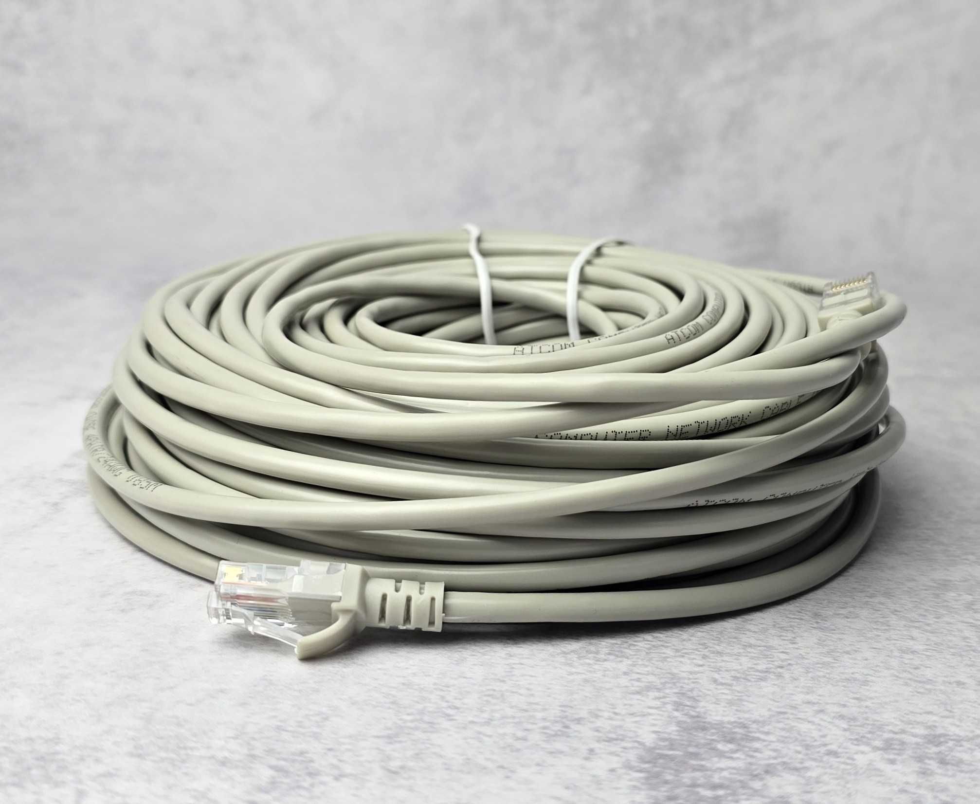 Кабель патч-корд Atcom UTP, RJ45, Cat.5e,30м (4964) Новий!