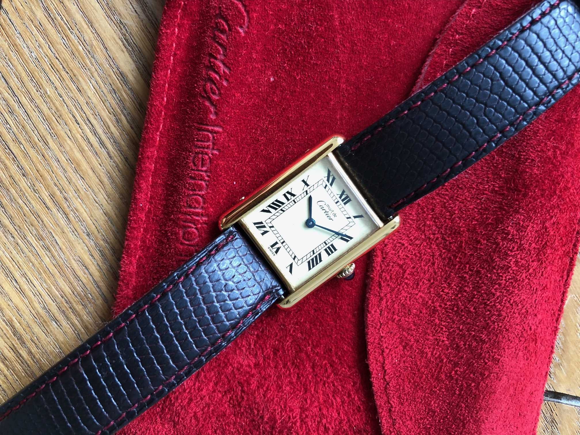 Cartier TANK Zegarek Męski Unisex