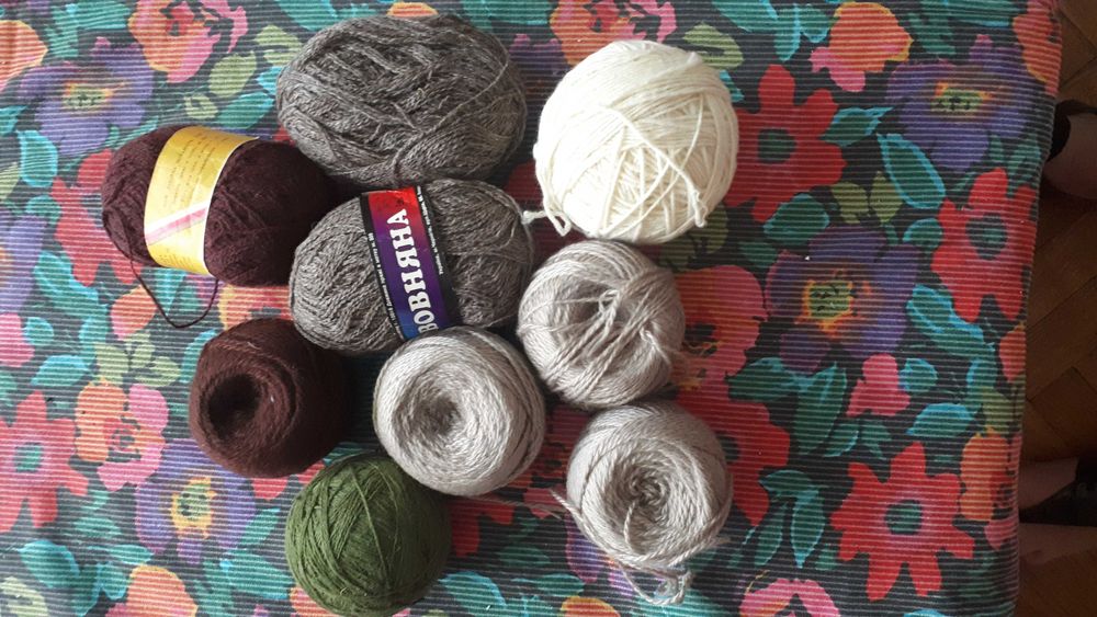 нитки  -  шерсть