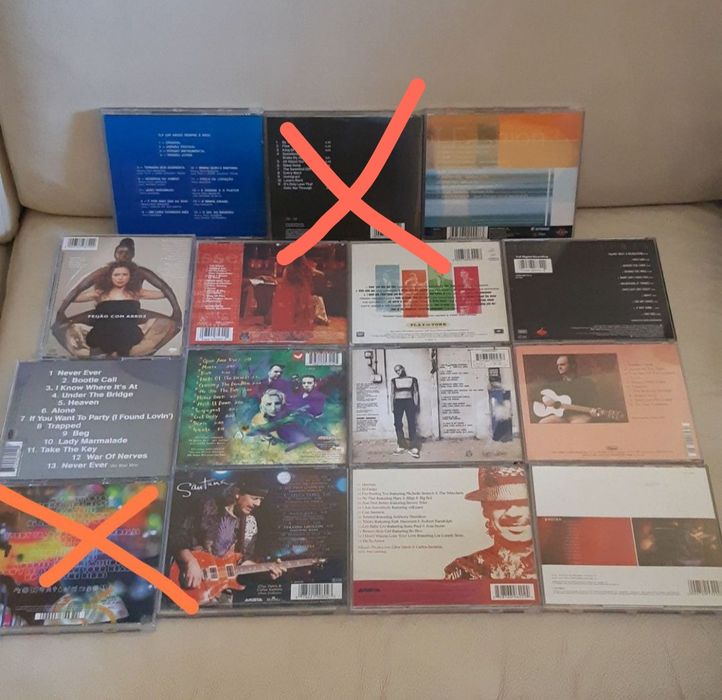 Varios CDs: Sade, Santana, Skunk Anansie, Coldplay