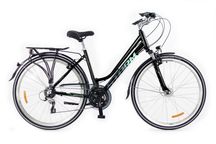 Rower Trekkingowy STORM MARATHON 4.0 Lady Rama 19 Czarny Mięta SHIMANO