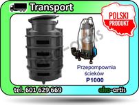 Kompletna przepompownia P-1000 SC K1800 do ścieków socjalno-bytowych
