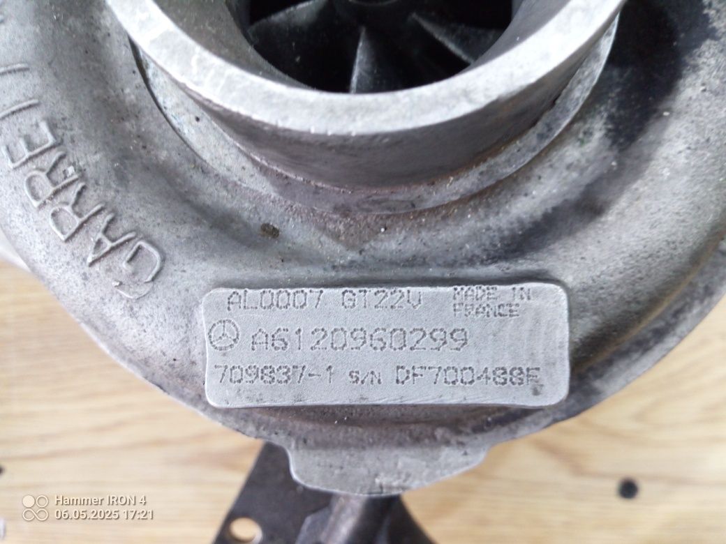 Sprzedam Turbosprężarkę do Mercedes ML 2.7 CDI 163 Kw
