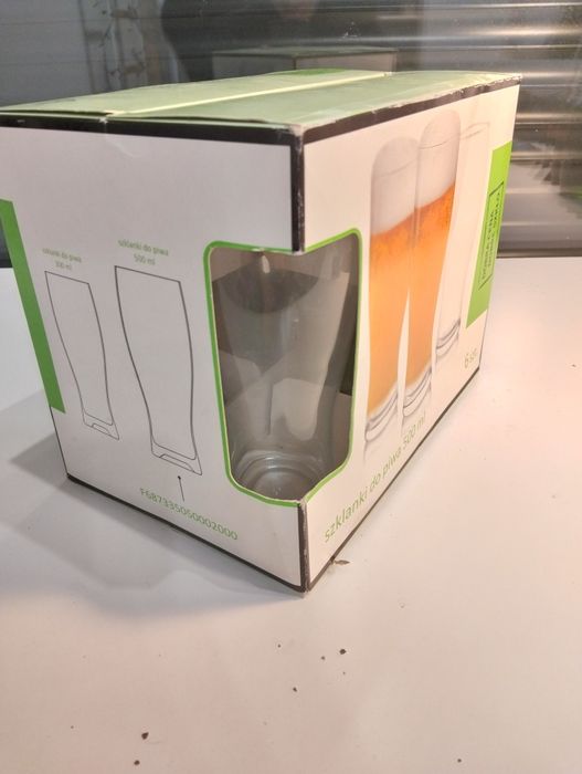 Kufle/szklanki do piwa 6 sztuk