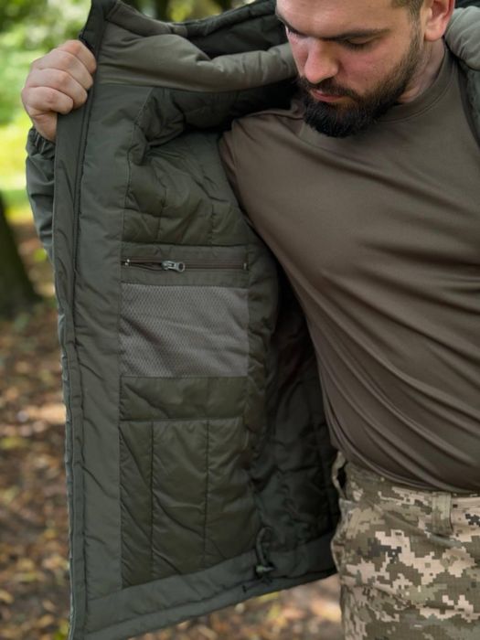Мембранна куртка Level 7 2.0 олива. Тактична зимова куртка Левел 7