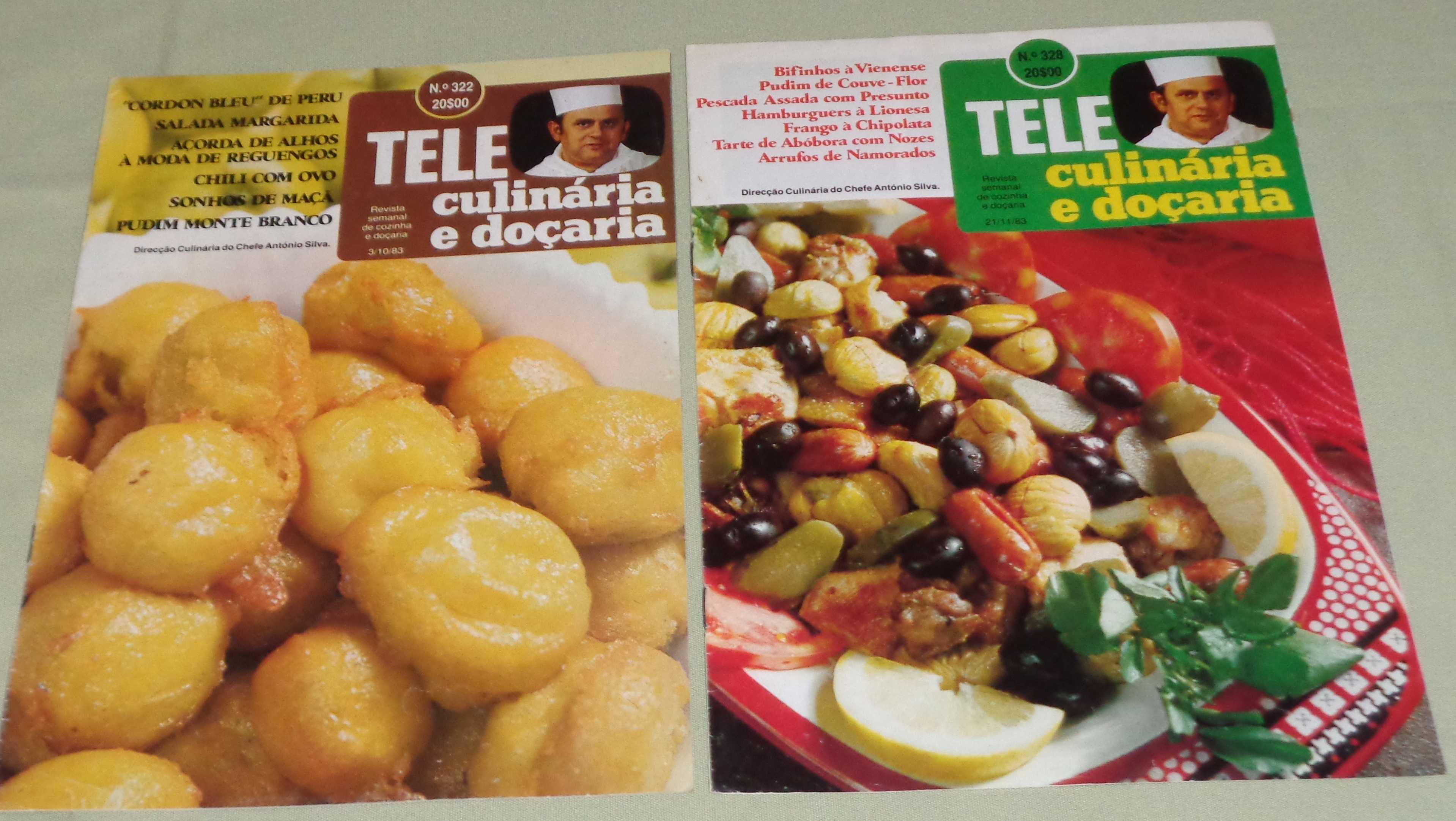 Conjunto de 12 revistas Teleculinária (11 normais e 1 especial)