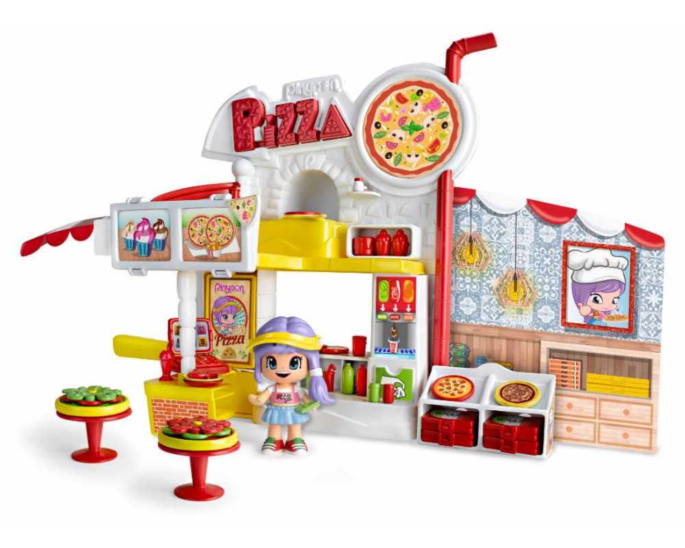 Pinypon City zestaw Pizzeria z laleczką i akcesoriami