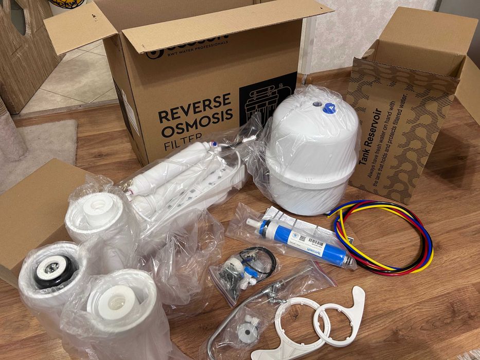 Cистеми зворот.осмосу Ecosoft Standard 5-50 та 6-50, монтаж/сервіс