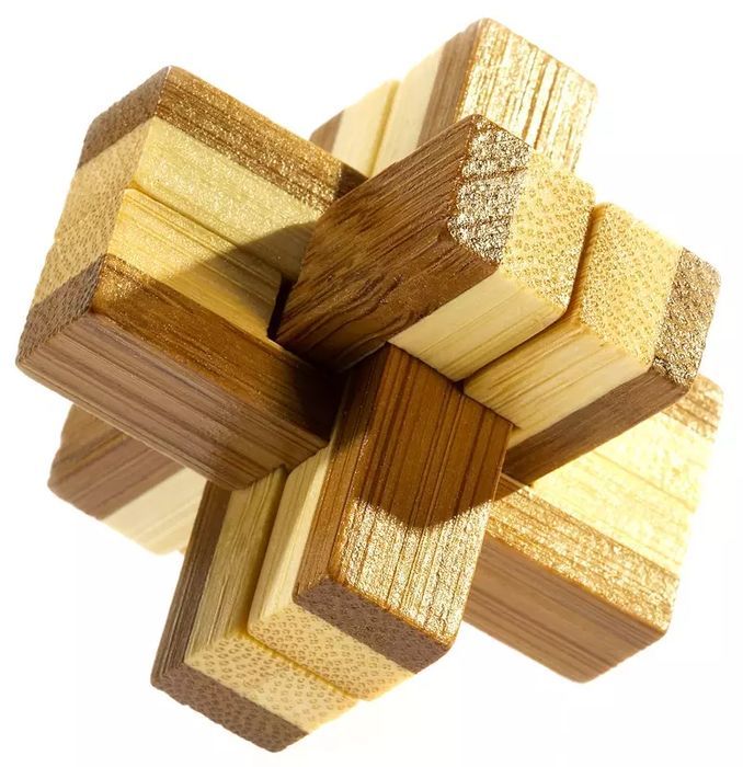 Łamigłówka 3D Bamboo Knotty poziom 3/4. EUREKA 3D. Nowy Produkt