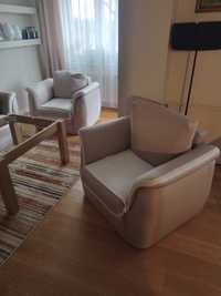Rozkładana sofa + 2 fotele