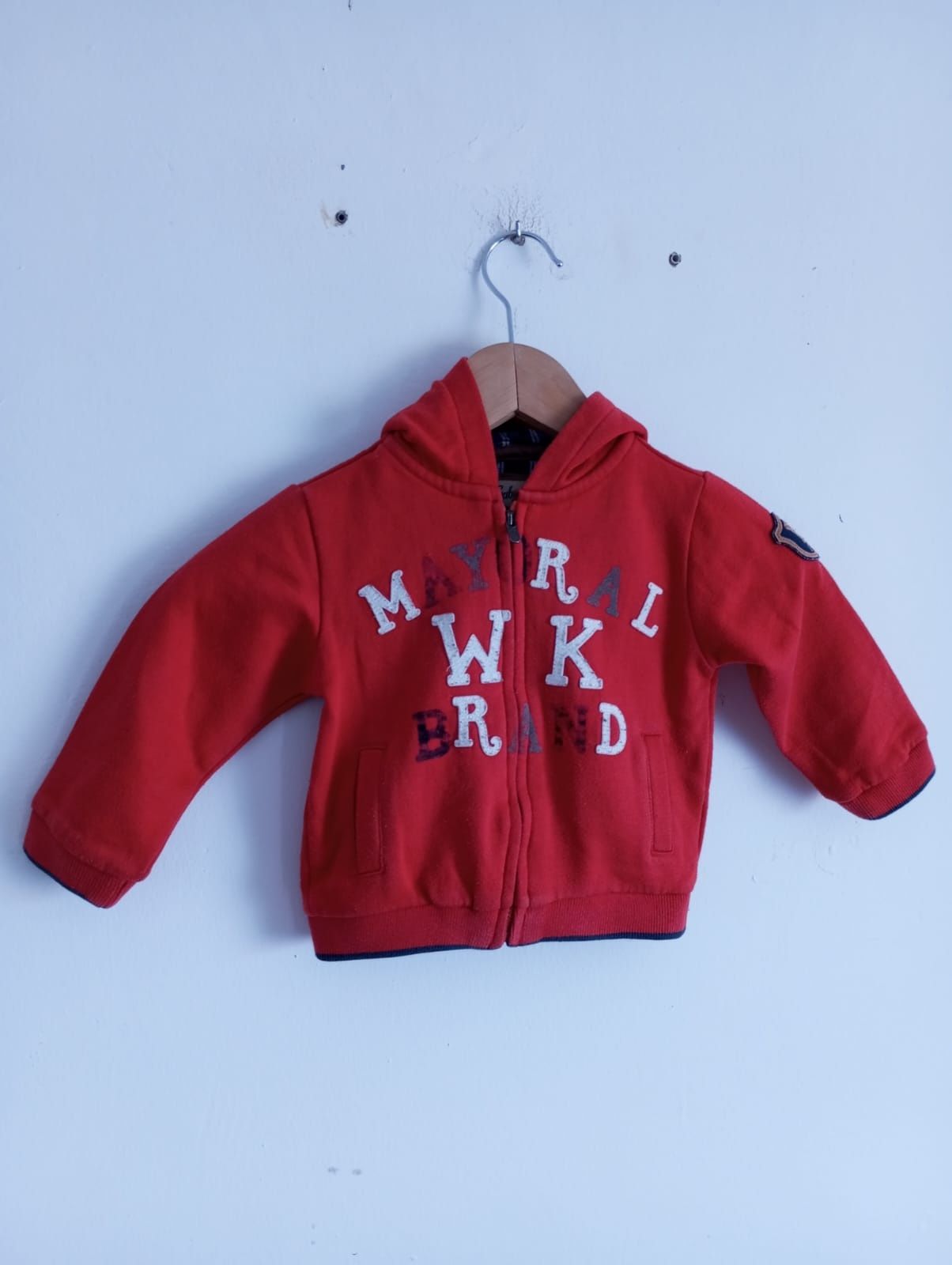 Casaco Hoodie Mayoral Tamanho 12 Meses