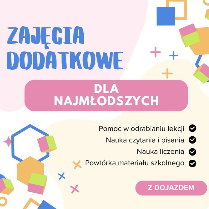 Korepetycje - Zajęcia dodatkowe dla najmłodszych