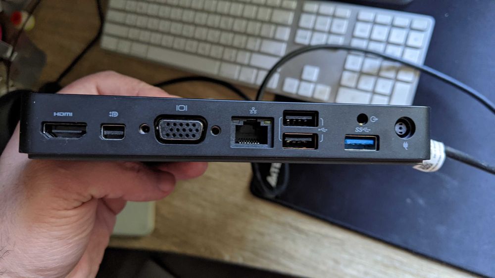 Док-станция Dell WD15 K17 K17A Thunderbolt USB-C 4K с блоком 130 Вт