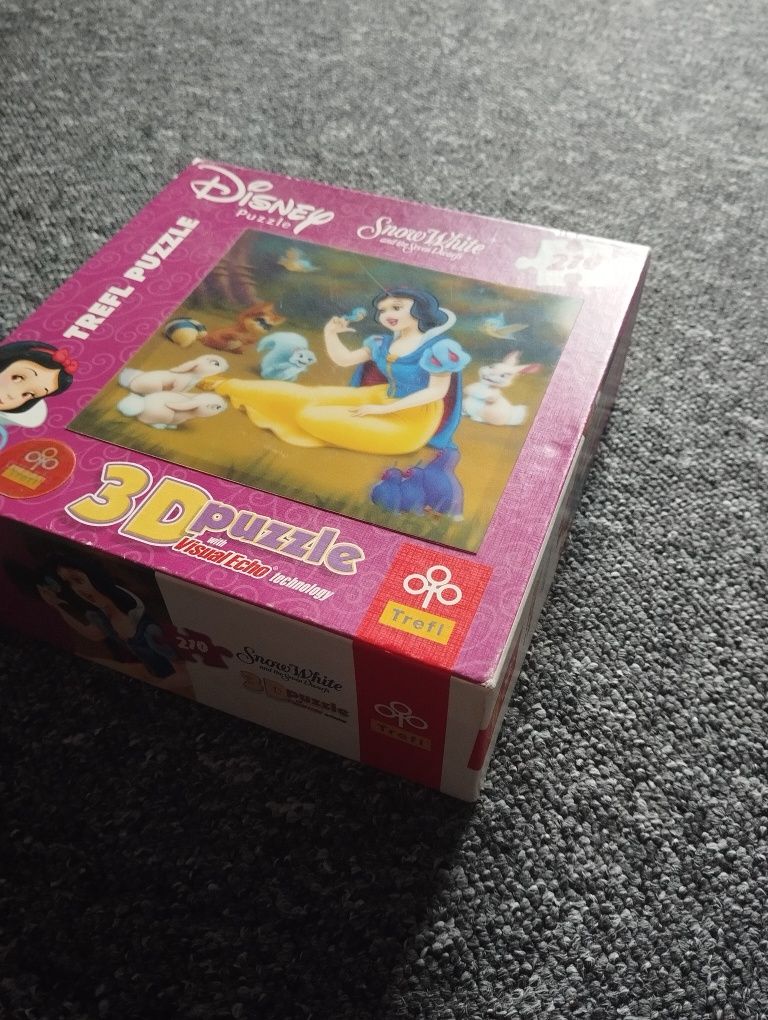 Puzzle 3D 2 razy 210 Disney Królewna Śnieżka