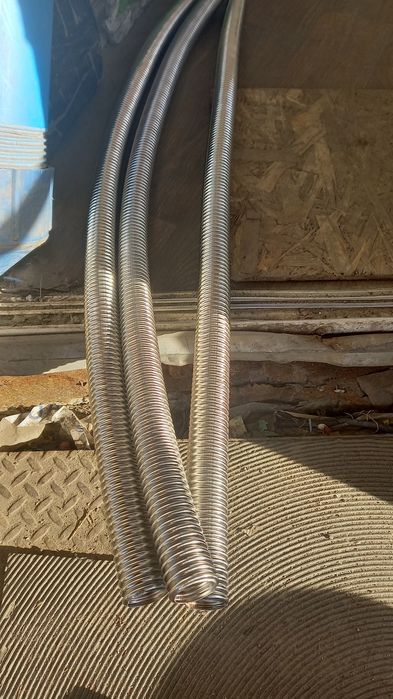 Гофра для відведення газів вихлопної генератора нержавійка