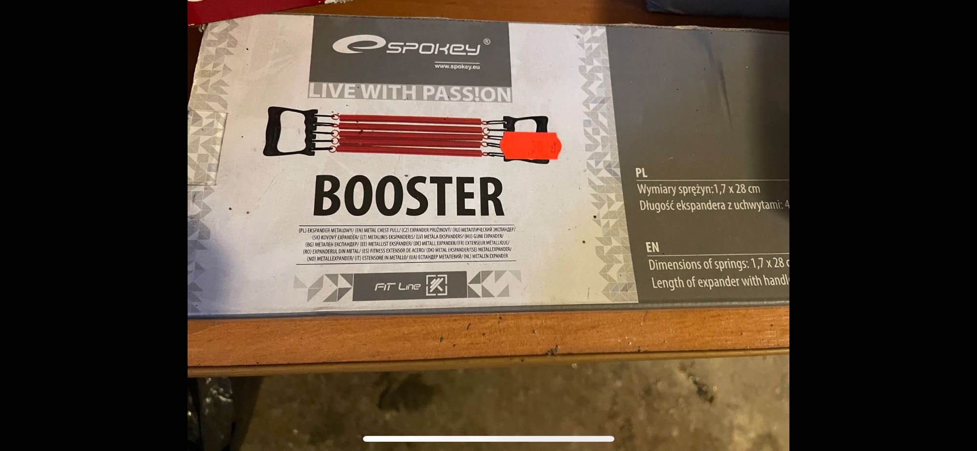 Fitness booster rozciągasz klatki