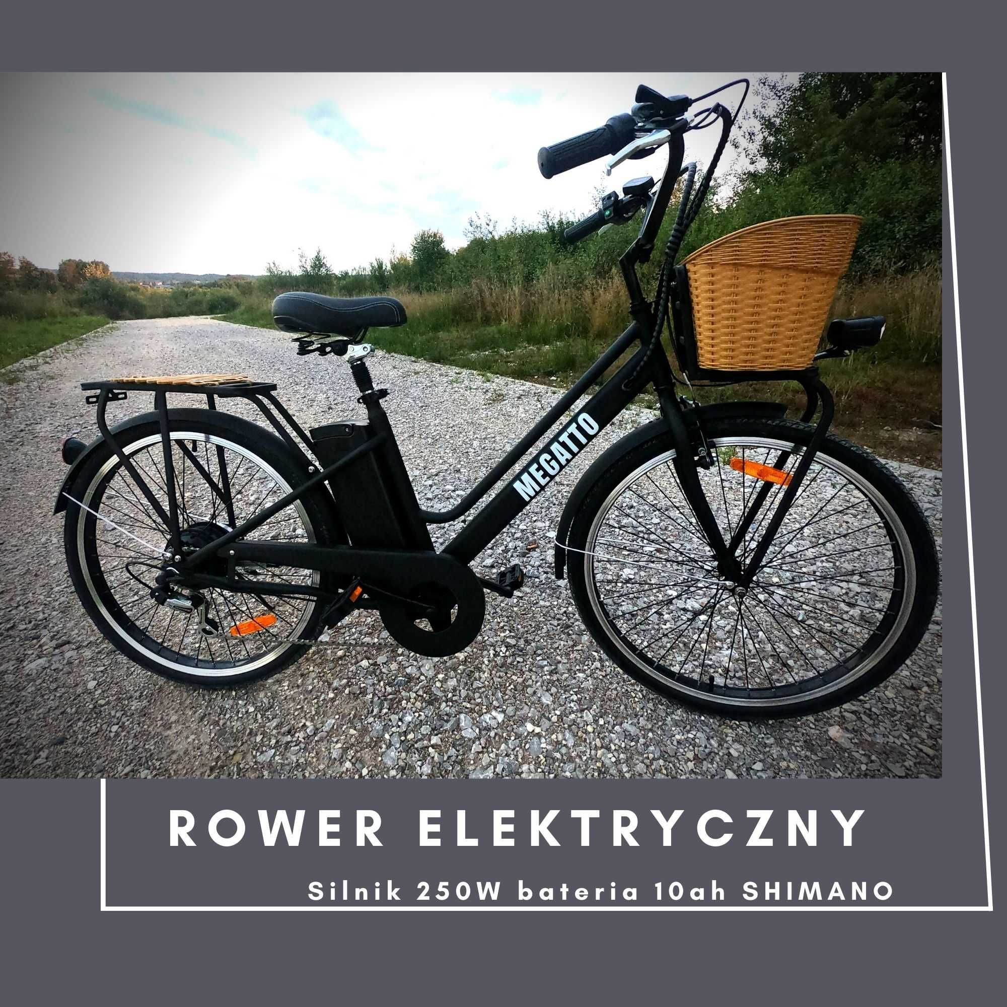 Rower elektryczny miejski CRUISER 36V 10ah DAMSKO/MĘSKI OLDSCHOOL