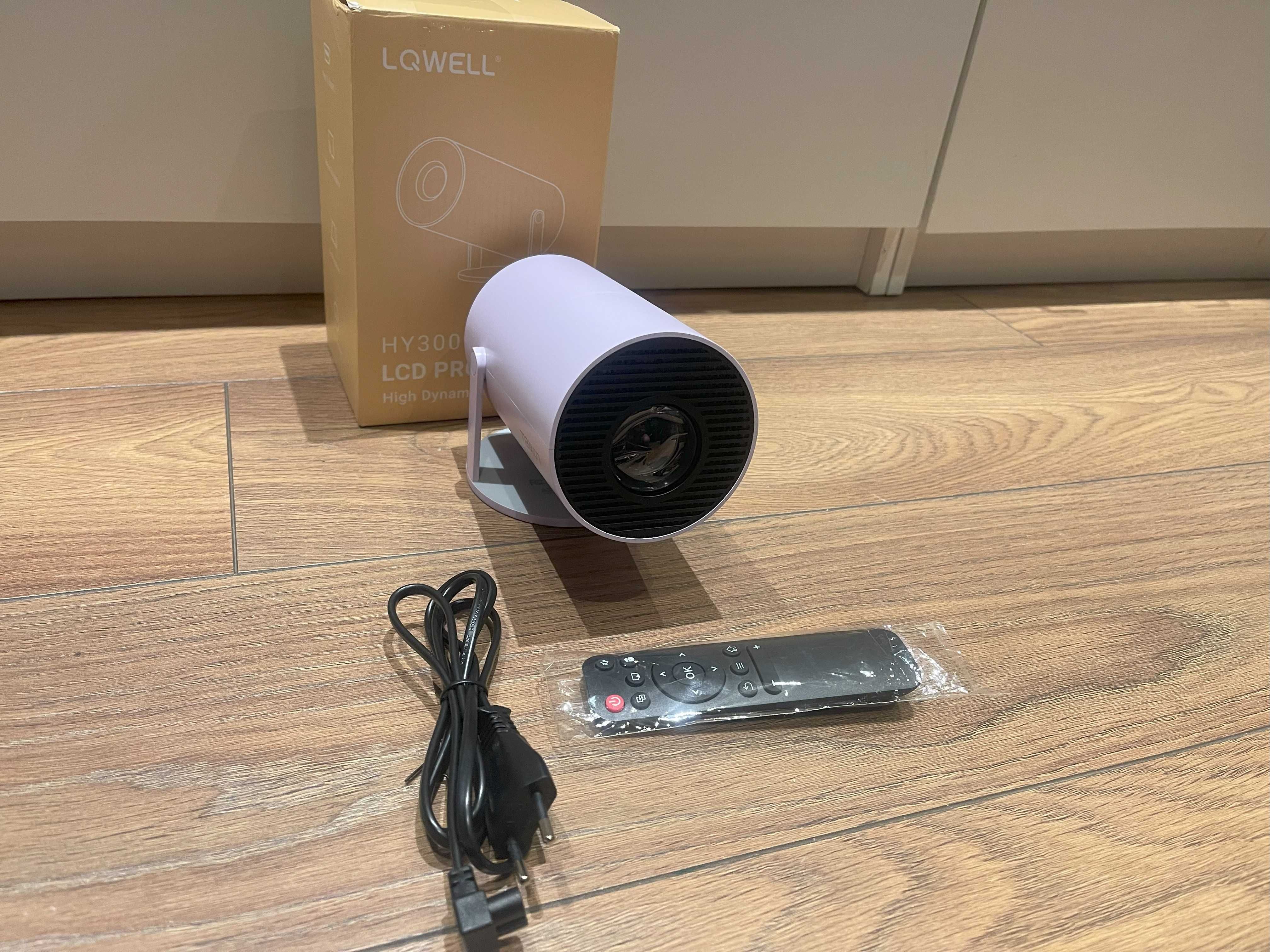 LQWELL Mini Projektor 720P 4K, Wifi 6G, BT5.1, Android 11, IOS