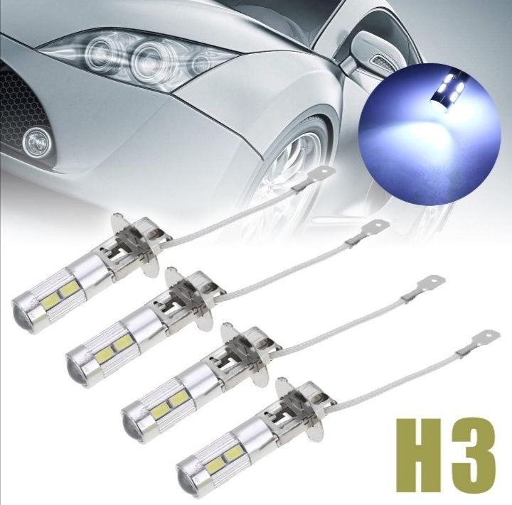 4 lâmpadas led H3