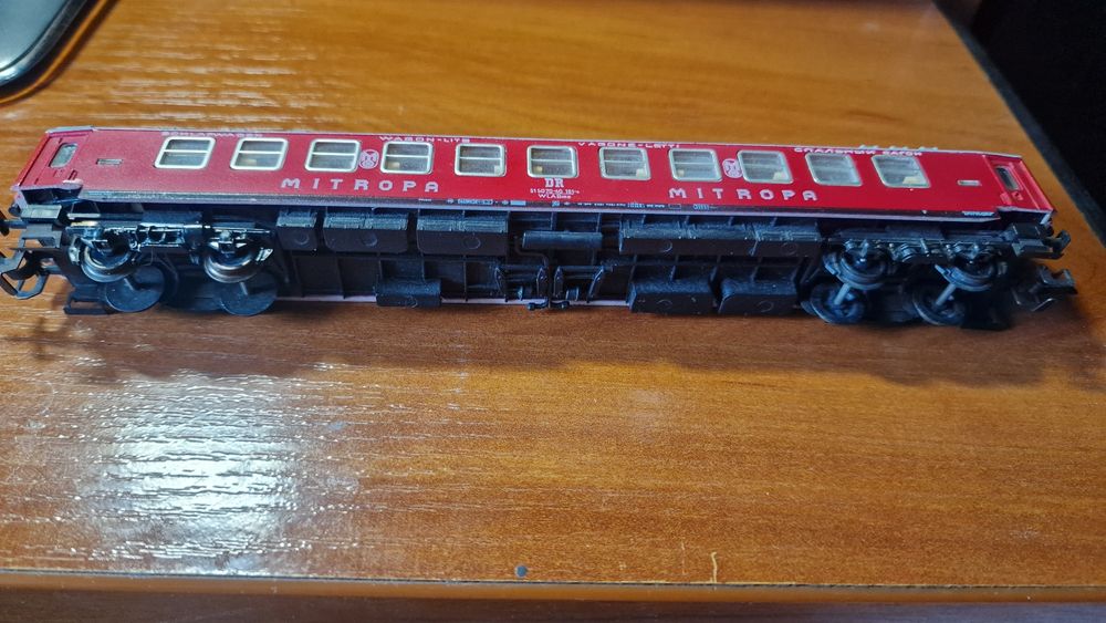 Железная дорога ГДР  ТТ 1/120 Паровоз и 5 вагонов комплект