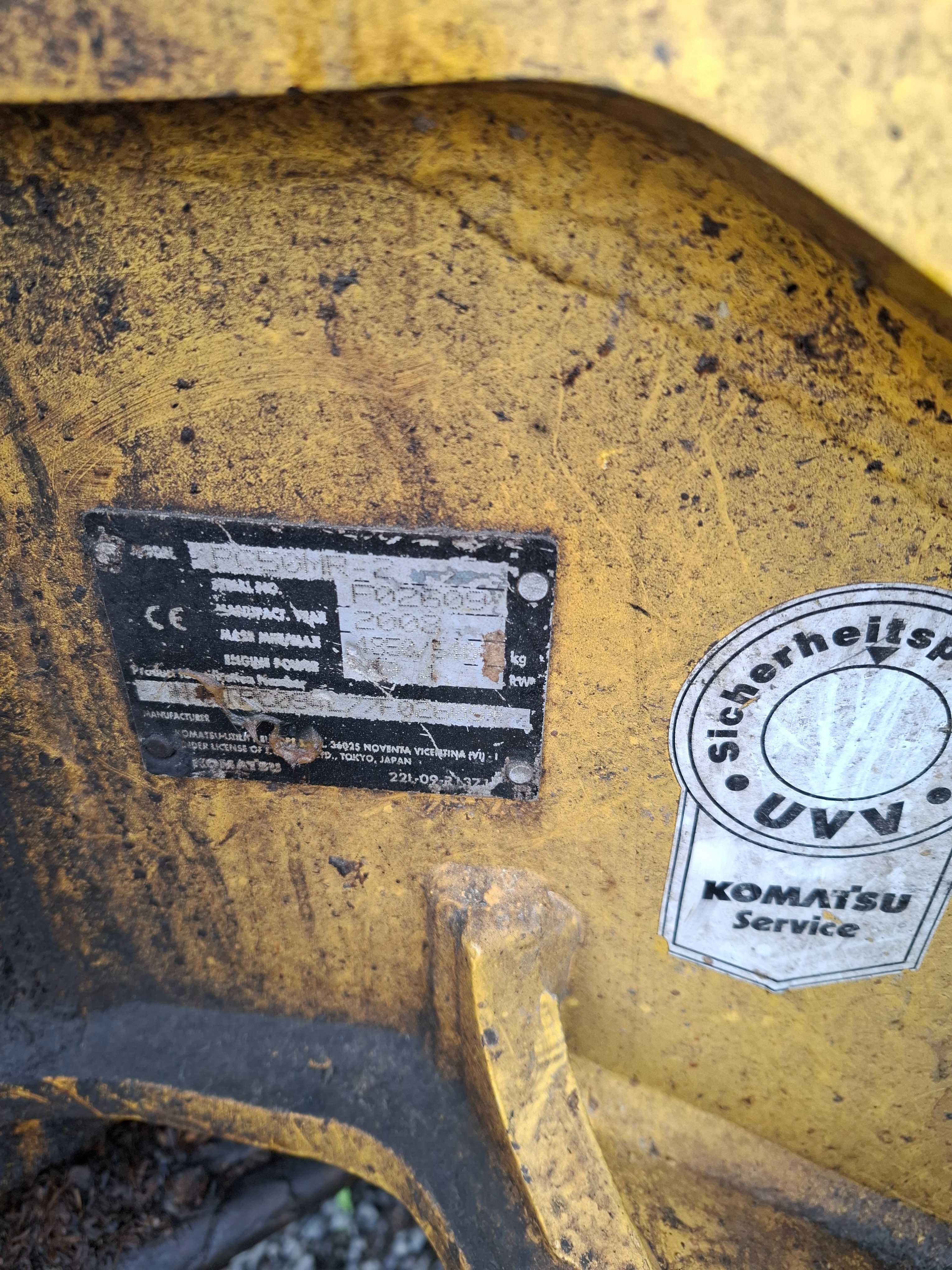 Minikoparka komatsu pc50mr