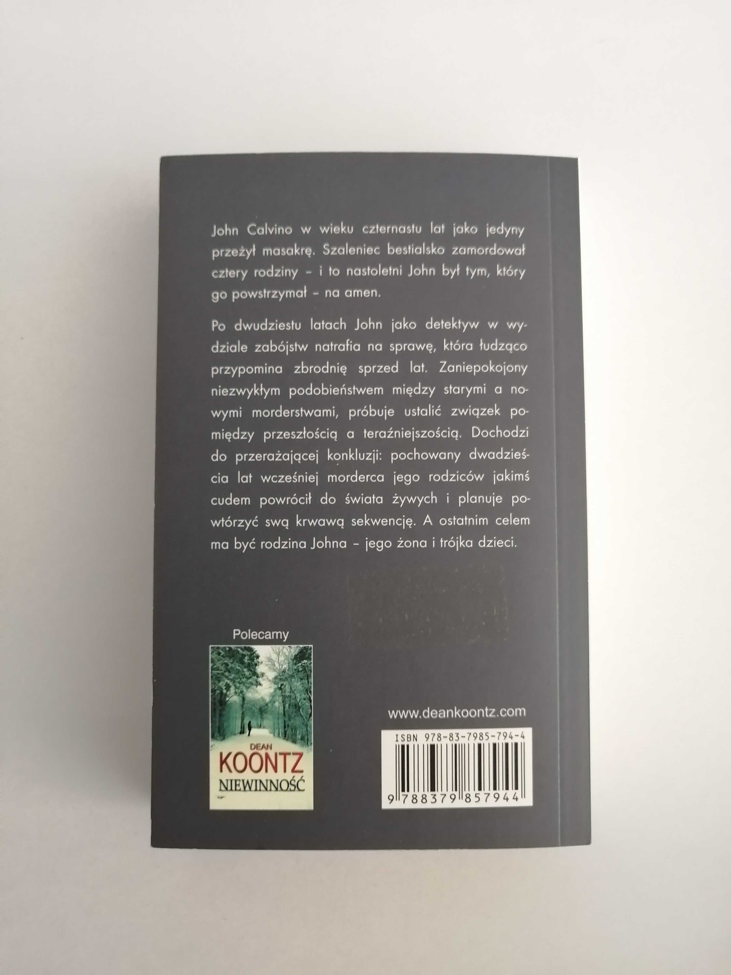 Książka: "Co wie noc" Dean Koontz - stan bardzo dobry