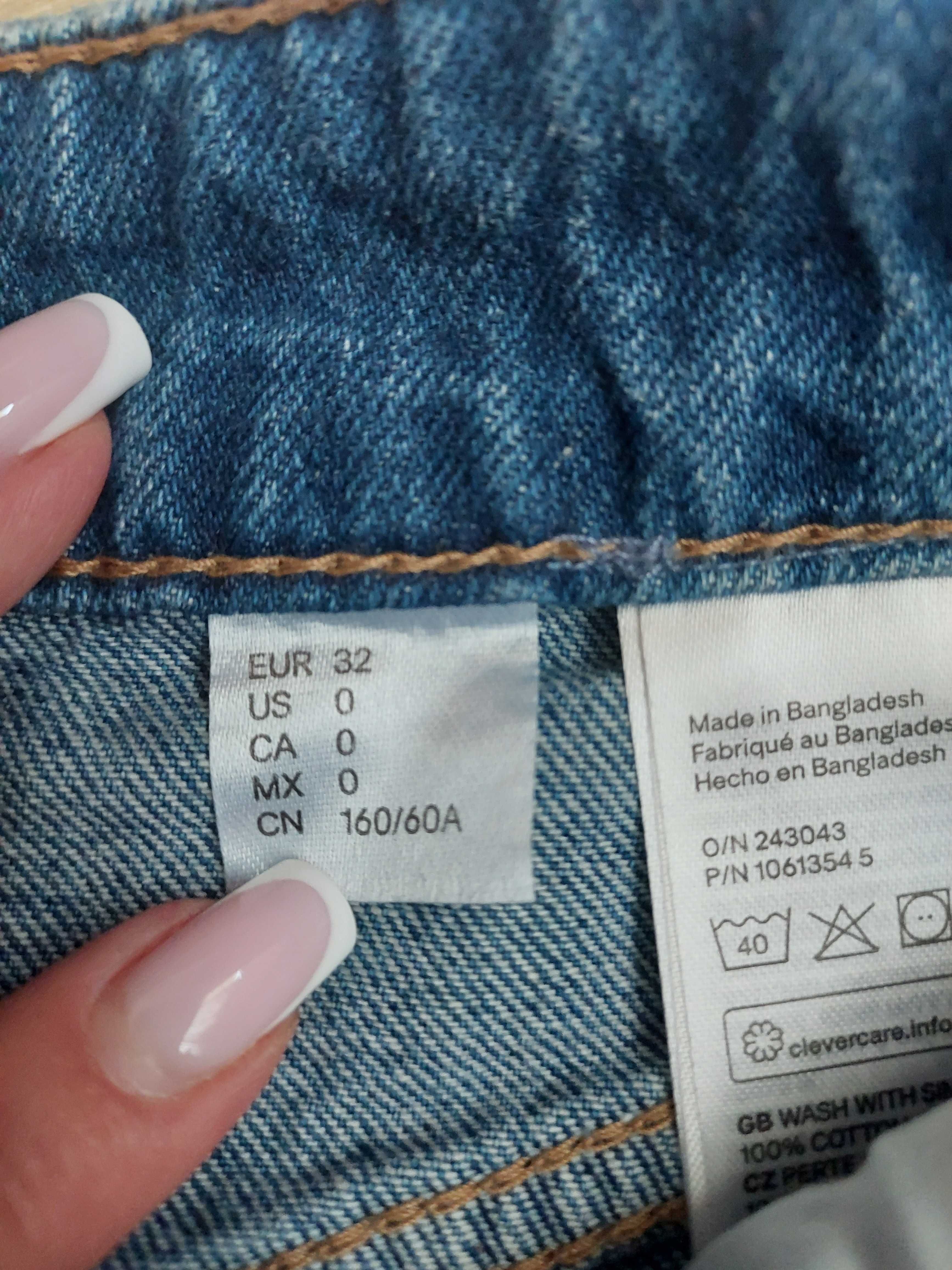 Шорти-мом джинсові h&m, 32 р