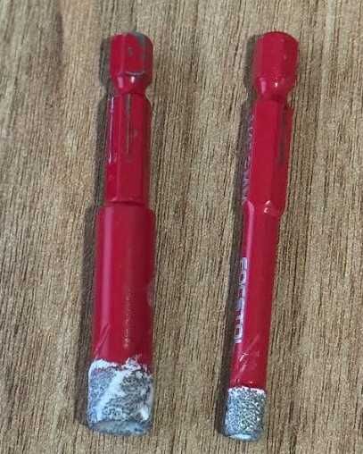 Zestaw 5 otwornic diamentowych do gresu 6-12mm + wiertło FOCSTOL