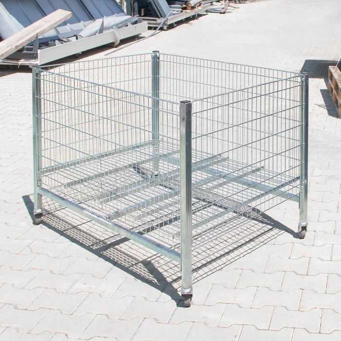 Kosz promocyjny sklepowy wysypowy 120x80x85 cm ocynkowany metalowy