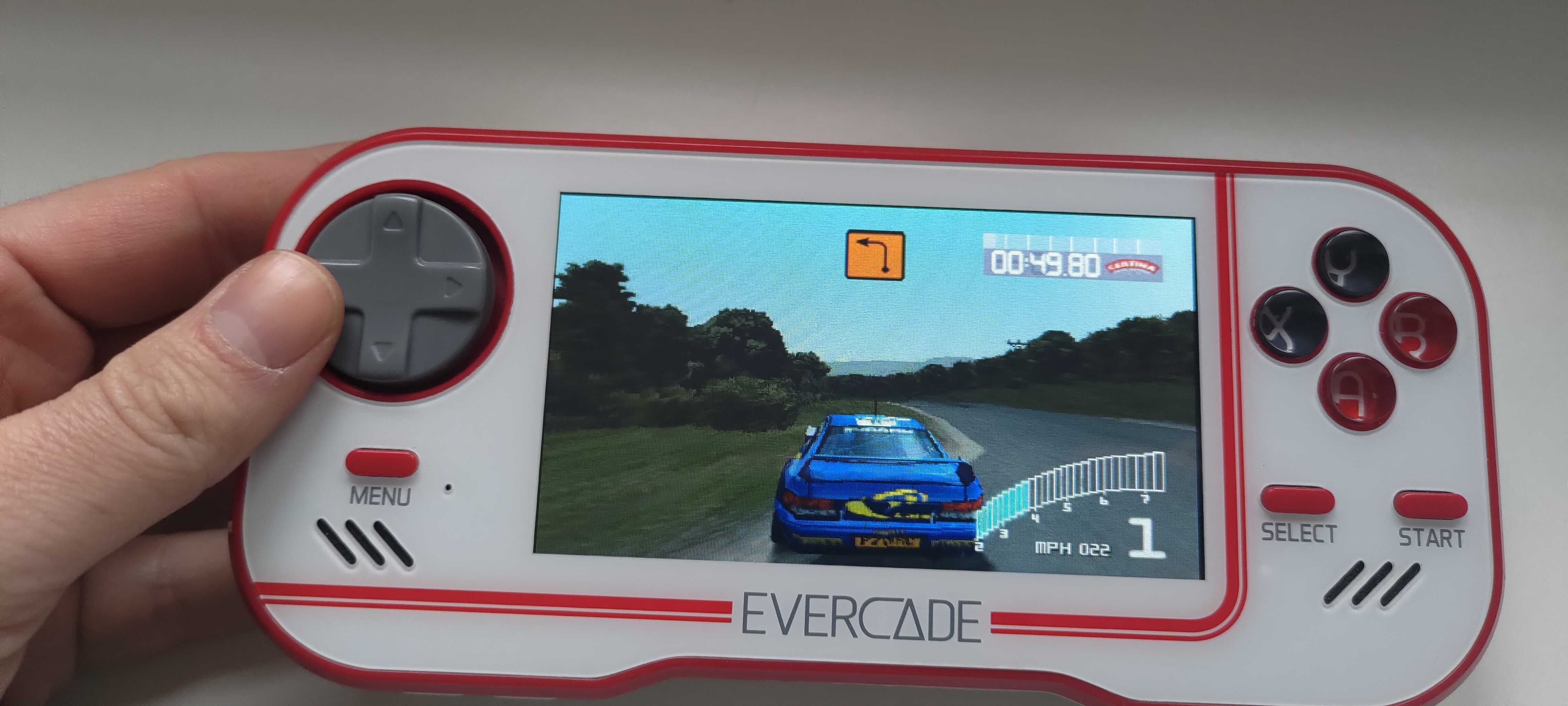 Evercade Handheld MOD!  IPS + everSD 32GB konsola