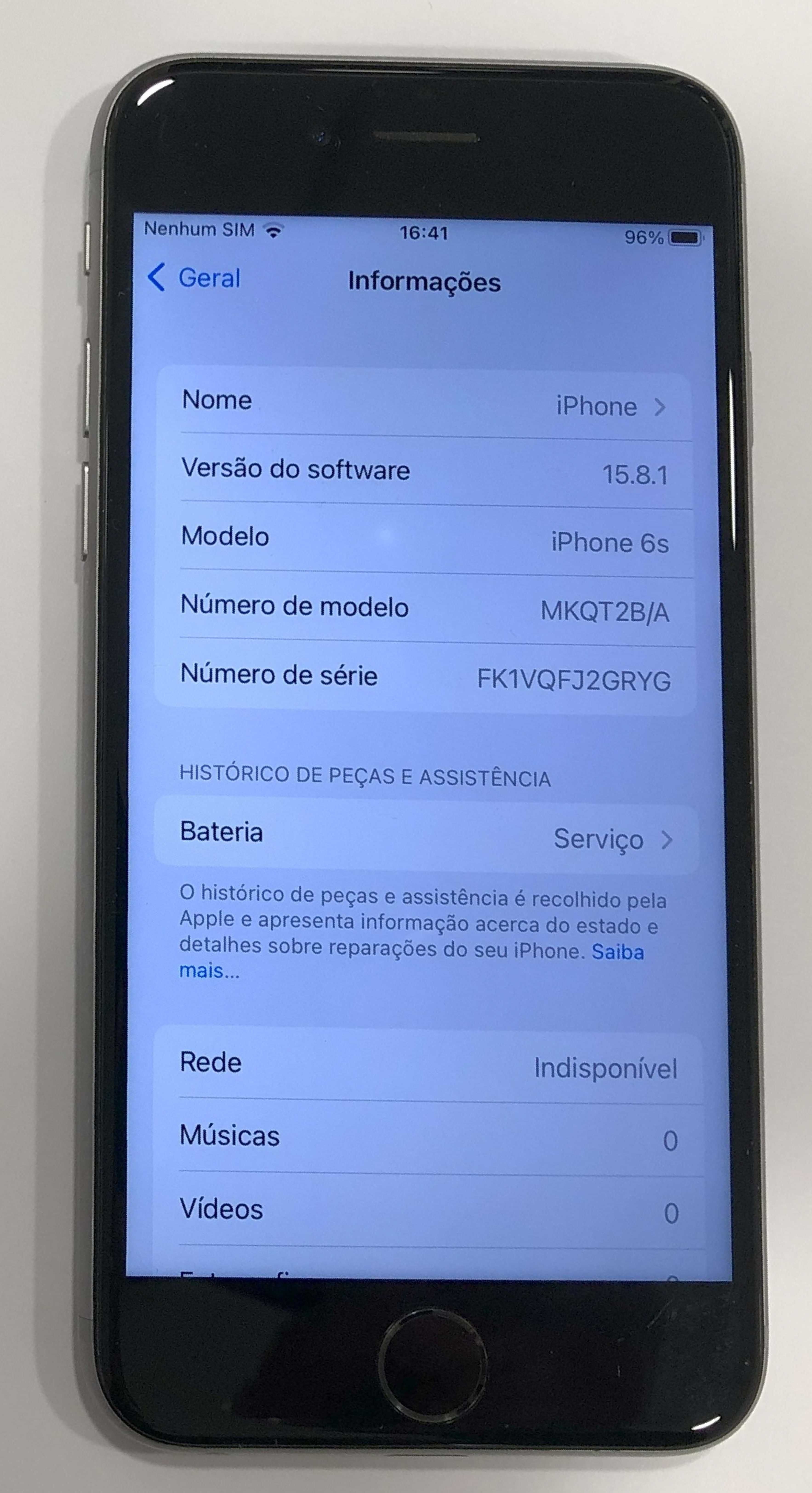 iPhone 6s Cinzento sideral 128 GB