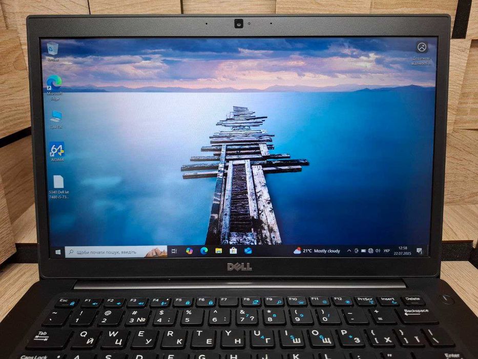 №5340 Ноутбук Dell Latitude 7480 14" FHD IPS/i5-7300U/SSD256Gb/8Gb
