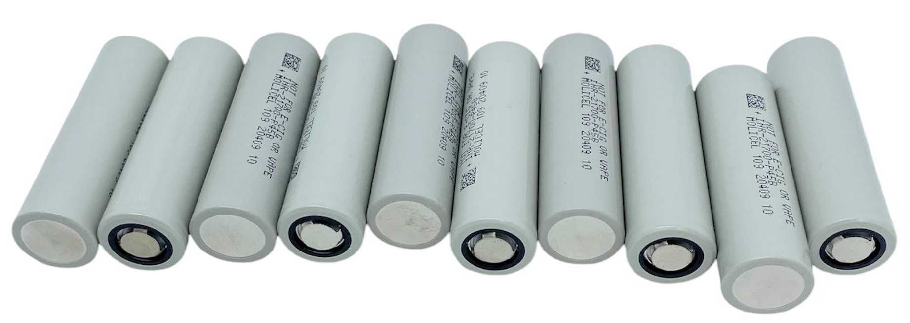 Аккумулятор оптом цена от 10 шт Molicel INR-21700-P45B 3.7 V 4500 mAh