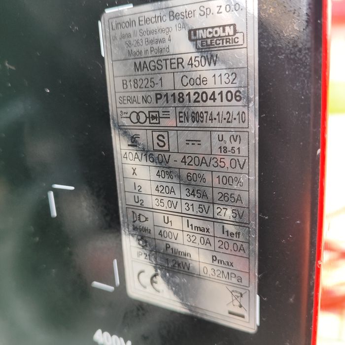 Migomat spawarka Bester 450W