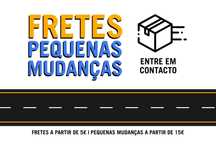 Serviços de fretes, pequenas mudanças, transporte