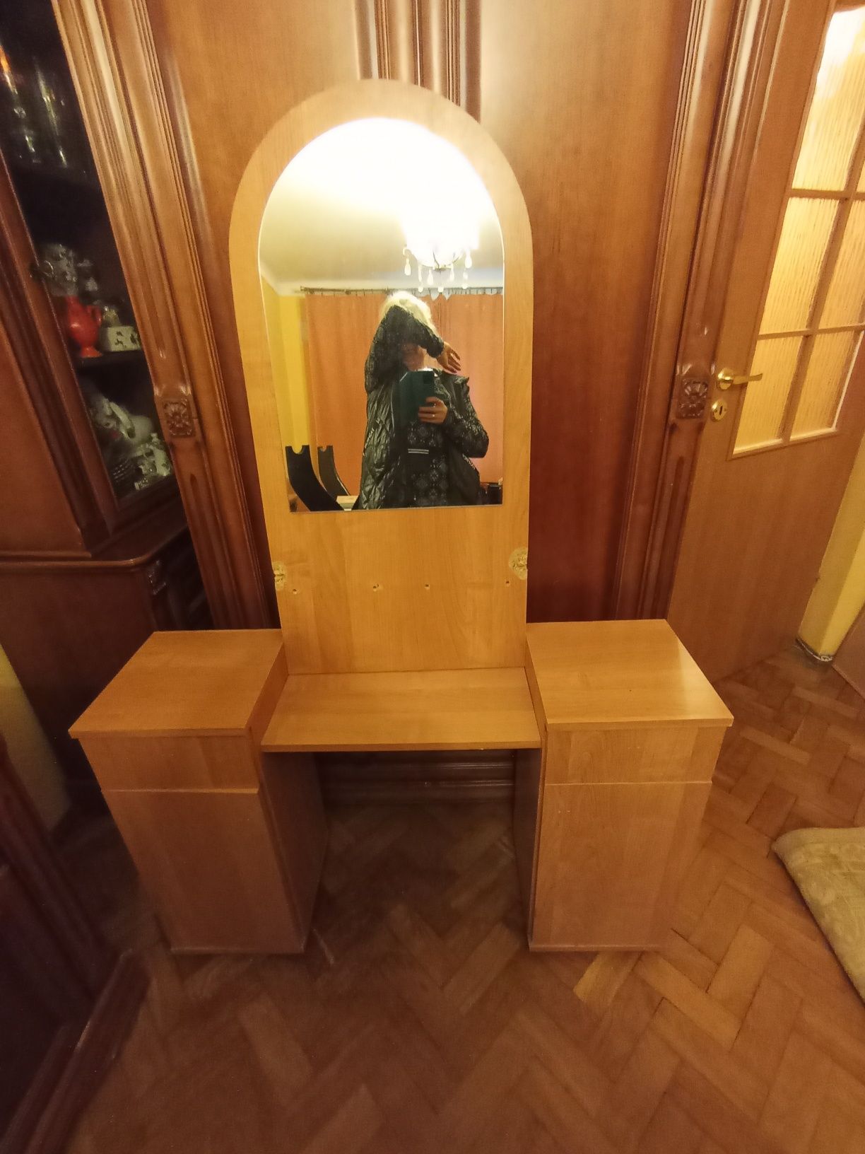Toaletka z lustrem olcha