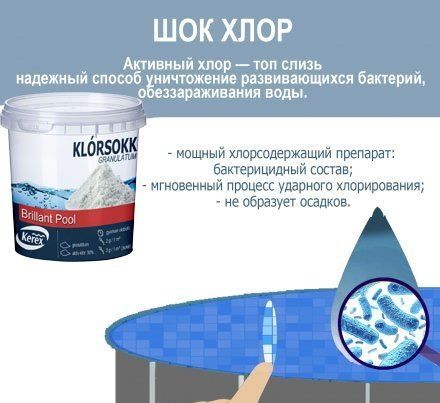 Химия для бассейна-тесты, pH -/+, хлор, поплавок, альгекс, флокулянт.