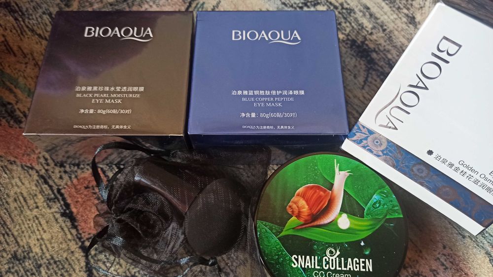 Пачі під очі  Bioaqua, крем, маска, кушон